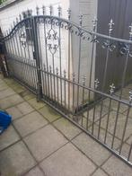 Poorten-hekken breedte 4.60mt incl. palen hang en sluitwerk, Tuin en Terras, Ophalen, Nieuw