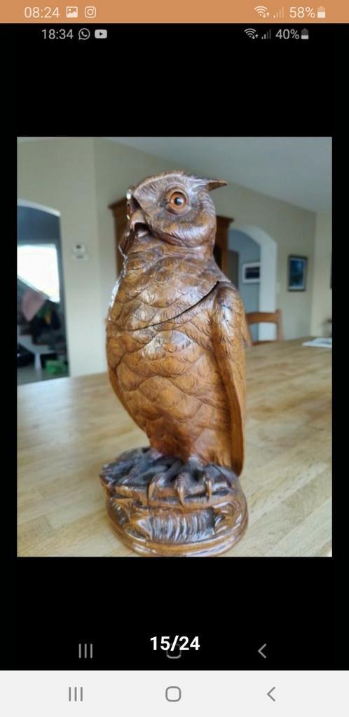 Gezocht aparte stukken black forest of zwarte woud snijwerk, Antiek en Kunst, Kunst | Beelden en Houtsnijwerken, Ophalen