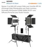 Neewer 2 stuks 660 Led (poolwit/warm wit), Audio, Tv en Foto, Fotografie | Fotostudio en Toebehoren, Ophalen of Verzenden, Zo goed als nieuw