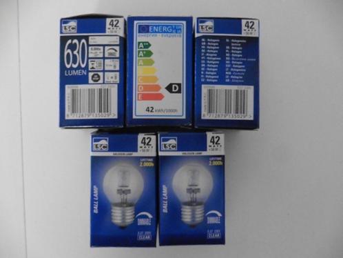 Halogeen lampen E27  Dimbaar  42 Watt  630 Lumen, Maison & Meubles, Lampes | Lampes en vrac, Neuf, Ampoule halogène, 30 à 60 watts