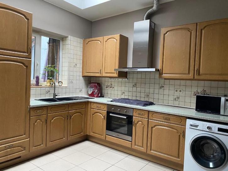 Cuisine équipée, Huis en Inrichting, Keuken | Complete keukens, Gebruikt, Hoekkeuken, Overige kleuren, Overige materialen, Ophalen