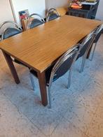 Tafel  +6 stoelen, Huis en Inrichting, Ophalen, Gebruikt