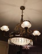 Antiek luster met 5 lampen, Antiek en Kunst, Antiek | Verlichting, Ophalen