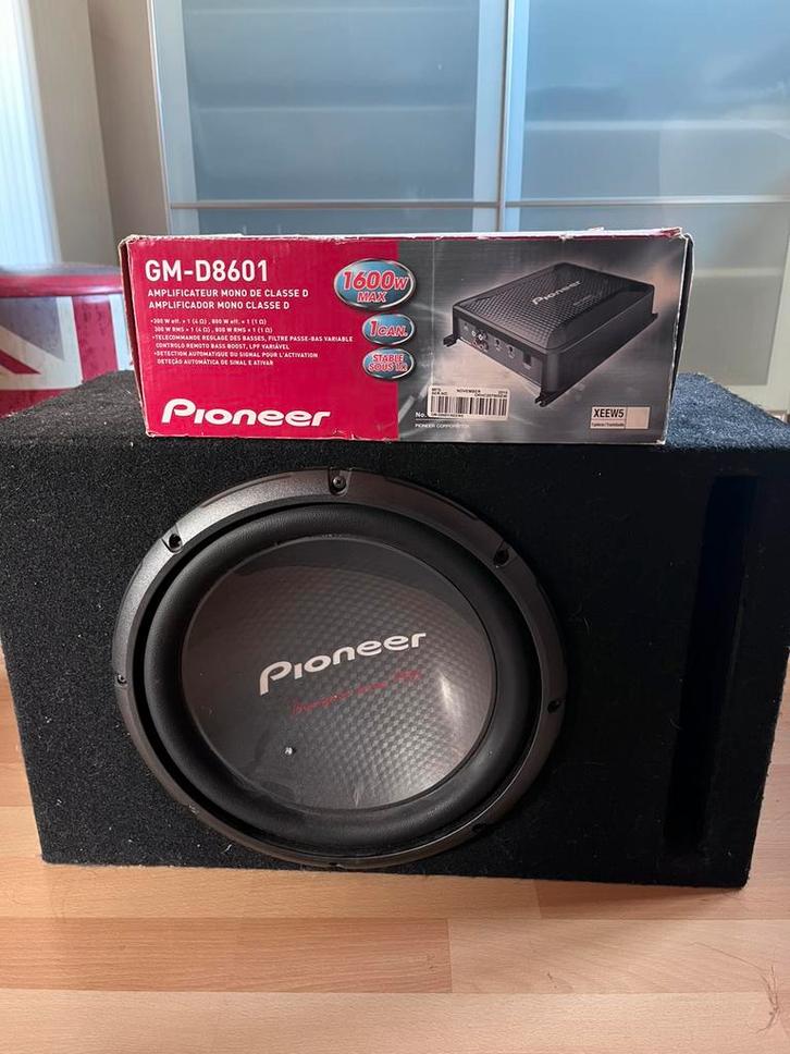 Pioneer GM-D8601 - pioneer TS-W3003D4, Autos : Divers, Haut-parleurs voiture, Utilisé, Enlèvement