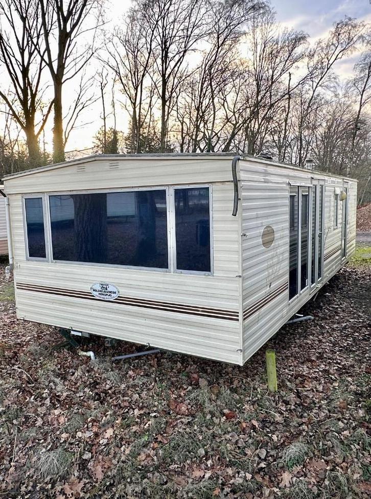 stacaravan 2 slaapkamers inclusief transport BE / NL, Caravans en Kamperen, Stacaravans, tot en met 4, Verzenden