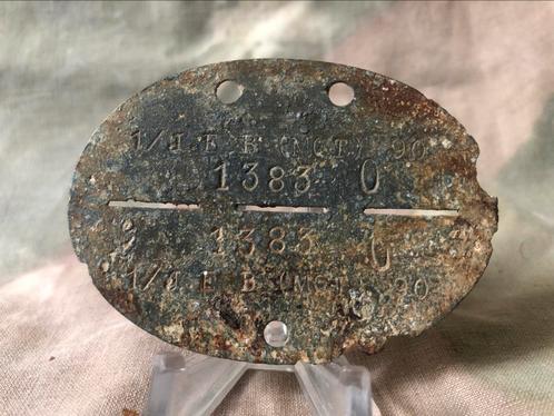 Erkennungsmarke infanterie ersatz btl mot 90, Verzamelen, Militaria | Tweede Wereldoorlog, Ophalen of Verzenden