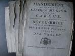 anciennes lettres de commande, Envoi