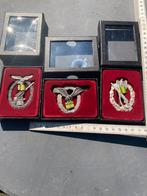 Set/lot kentekens 3stuks samen, Ophalen of Verzenden, Landmacht, Embleem of Badge