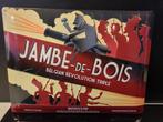 Metalen bord Jambe-de-Bois, Verzamelen, Biermerken, Ophalen of Verzenden, Zo goed als nieuw, Reclamebord, Plaat of Schild, Overige merken