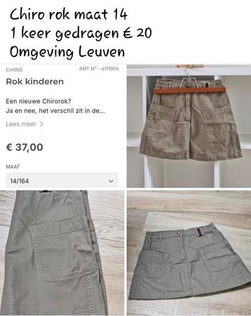 Chiro kledij beschikbaar voor biedingen
