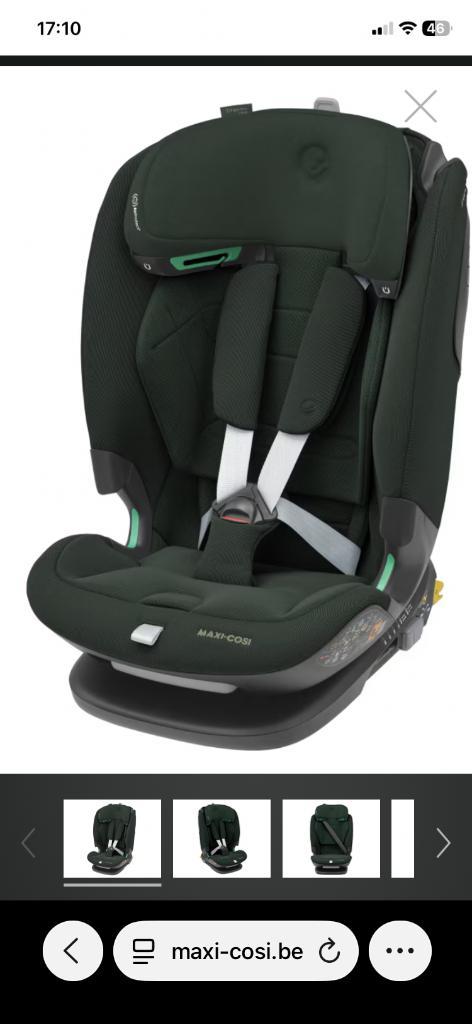 Maxi cosi titan pro 2 autostoel groen, Enfants & Bébés, Sièges auto, Comme neuf, Maxi-Cosi, 0 à 18 kg, Isofix, Dossier réglable