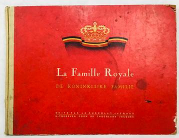 Livre de la famille royale Chocolate Jacques 1938 Complet, Enlèvement ou Envoi, Utilisé, Chocolade wjacques, Livre d'images