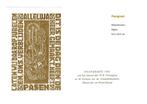 Collection de cartes de Pâques Voeux de Pâques 1951 Frank Ge, Autres thèmes, Non affranchie, 1940 à 1960, Enlèvement ou Envoi