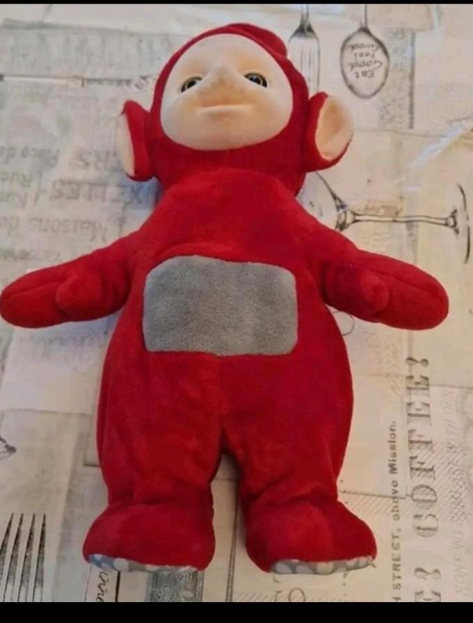 Knuffel teletubbie: springende po, Kinderen en Baby's, Speelgoed | Knuffels en Pluche, Zo goed als nieuw, Ophalen of Verzenden