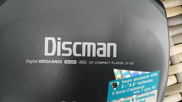 Discman draagbare cd-audio Walkman Sony beschikbaar voor biedingen