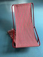 Strandstoel vintage demonteerbaar, met draagzak, Ophalen, Zo goed als nieuw