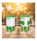 Nieuwe drinkbak en voerbak in doos., Ophalen