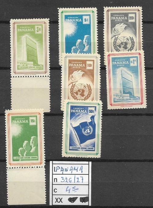 PANAMA N 326/327 + LP 199 /203 DROITS DE L'HOMME, Timbres & Monnaies, Timbres | Europe | Royaume-Uni, Non oblitéré, Enlèvement ou Envoi