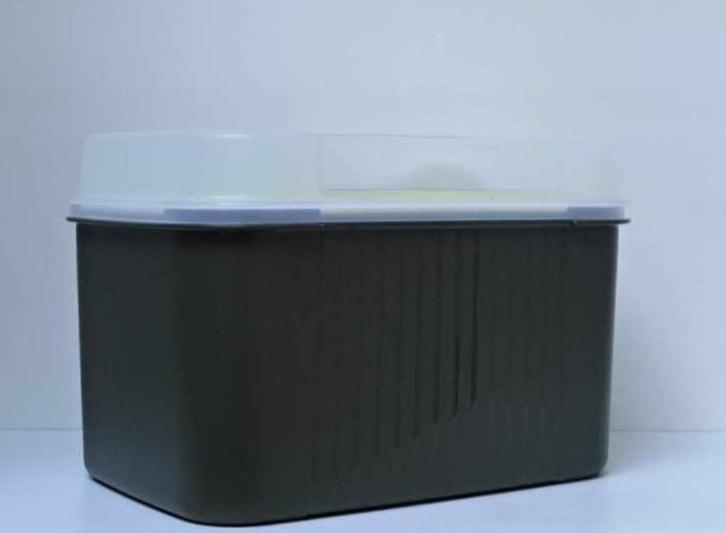 Tupperware™ « TupperTop Harmony » 7,8 liter - donkergroen, Huis en Inrichting, Keuken | Tupperware, Nieuw, Bus of Trommel, Geel