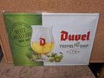 Blikken bord DUVEL, Verzamelen, Biermerken, Ophalen of Verzenden, Zo goed als nieuw, Duvel