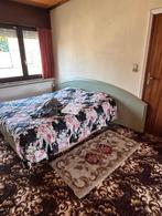 dubbel bed, Huis en Inrichting, Slaapkamer | Bedden, Ophalen, Gebruikt, Tweepersoons, 200 cm