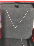 Collier or gris diamant de cartier ., Enlèvement ou Envoi, Or, Comme neuf, Or
