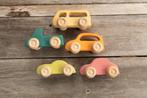 Houten auto's - speelgoed, Ophalen, Zo goed als nieuw, Duw- of Trekspeelgoed