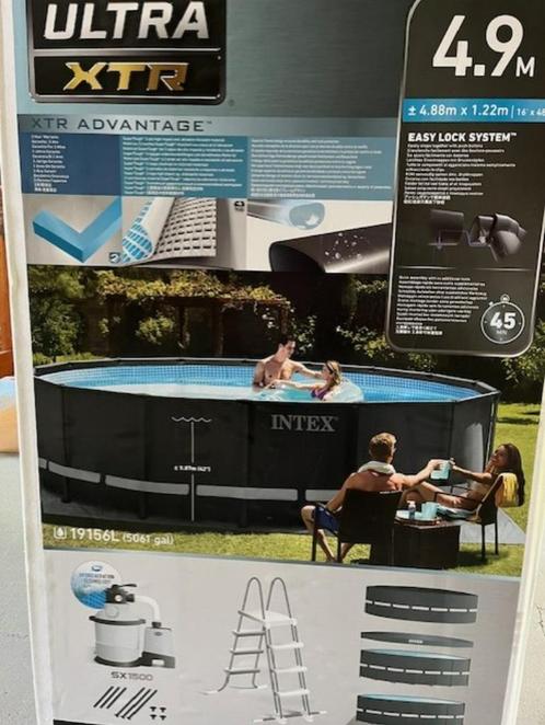Intex zwembad ultra xtr 488 x 122, Tuin en Terras, Zwembaden, Nieuw, Ophalen