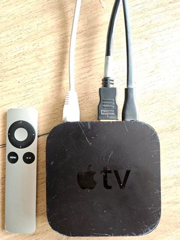 Apple TV 3e generatie compleet – afstandsbediening + kabels beschikbaar voor biedingen