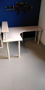 Flexa L-vormig bureau met verlenging, Huis en Inrichting, Bureaus, Ophalen, Gebruikt, Bureau