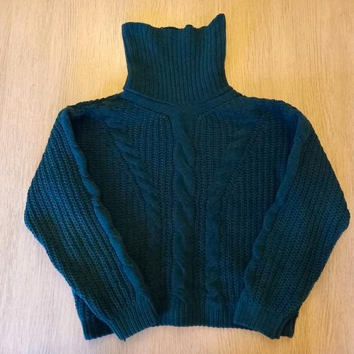 Hele leuke dikke wintertrui met grote kraag, Kinderen en Baby's, Kinderkleding | Maat 134, Zo goed als nieuw, Meisje, Trui of Vest