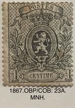 1867. COB : 23A. MNH., Timbres & Monnaies, Timbres | Europe | Belgique, Gomme originale, Neuf, Autre, Enlèvement ou Envoi