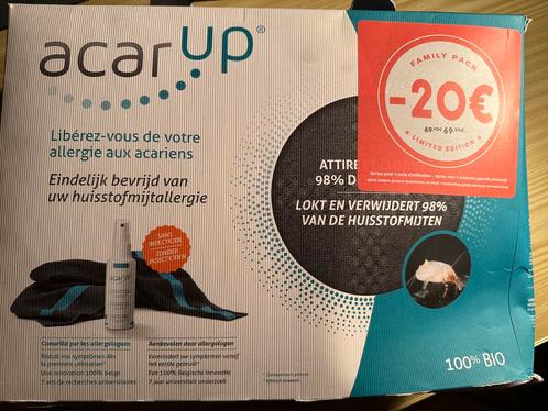 Acar up Système ExAller anti acarien NEUF + spray 250ml, Maison & Meubles, Chambre à coucher | Linge de lit, Neuf, Couverture ou Couette