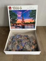 Puzzel 1000 stukjes Eiffeltoren, Hobby en Vrije tijd, Ophalen of Verzenden, 500 t/m 1500 stukjes, Legpuzzel, Zo goed als nieuw