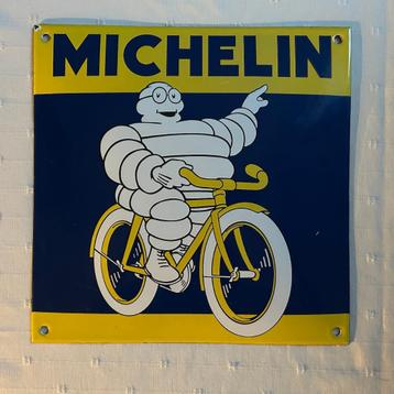 Emaille Michelin bordje  beschikbaar voor biedingen
