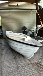 Motorboot  met johnson 2,5 pk motor, Sports nautiques & Bateaux, Accessoires navigation, Comme neuf, Bateau à moteur, Enlèvement ou Envoi