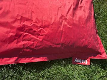 Fatboy zitzak (rood), in-en outdoor, Maison & Meubles, Sièges-poires, Enlèvement, Utilisé, Rouge, Pouf