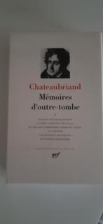 Chateaubriand Mémoires d’outre-tombe tome1La Pleiade