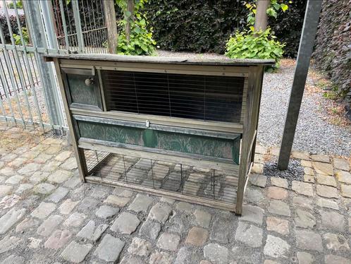 Gratis Konijnenhok, Dieren en Toebehoren, Knaagdieren en Konijnen | Hokken en Kooien, Gebruikt, Hok, 90 cm of meer, 75 tot 110 cm