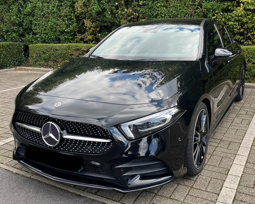 Mercedes-Benz A220 benzine 190PK AMG Pack, Auto's, 4 cilinders, Zwart, 5 zetels, 5 deurs