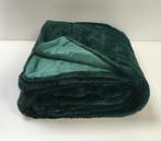 Plaids Cocooning fleece/plaid Fausse fourrure Groen NIEUW!, Ophalen of Verzenden, Nieuw