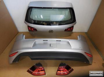 VW GOLF 7 GTD ACHTERKLEP ACHTERLICHT ACHTERBUMPER LA7W ORG. beschikbaar voor biedingen