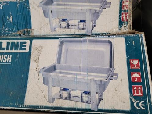 Chafing dish, chauffe plat buffet, Huis en Inrichting, Keuken | Keukenbenodigdheden, Gebruikt, Ophalen