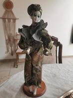 Très belle poupée arlequin ancienne en porcelaine, Enlèvement ou Envoi