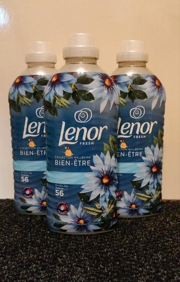 3 produits Lenor adoucissant envolée d'air 1,176L (56 D), Enlèvement