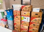 Lot rommelmarkt spullen niet alles zijn 24 dozen, Diversen, Ophalen, Zo goed als nieuw