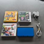 Nintendo 3DS XL bleue avec 3 jeux., Comme neuf, Bleu, Enlèvement ou Envoi, 3DS XL
