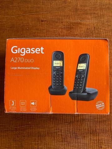 Draadloze telefoon GIGASET A270  DUO  beschikbaar voor biedingen
