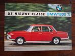 DE NIEUWE KLASSE  BMW 1800 TI   1963, Boeken, Auto's | Folders en Tijdschriften, Ophalen of Verzenden, Zo goed als nieuw, BMW