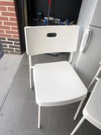 Ikea stoelen, Huis en Inrichting, Stoelen, Ophalen, Kunststof, Twee, Wit